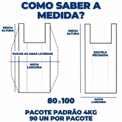 Sacolas verdes reforçadas diversas medidas - comprar online
