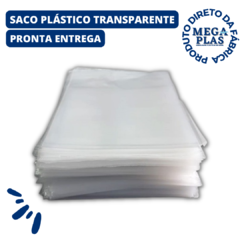 Saco Plástico PEBD Cristal diversas medidas