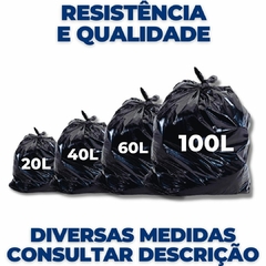 Sacos para lixo SUPER REFORÇADO - comprar online