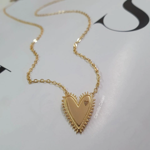 Colar Amor banhado a ouro - comprar online