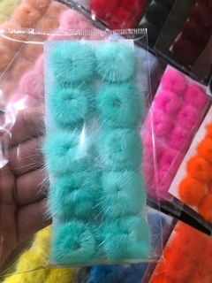 Pompom pelinho pequeno - 10 unidades (leia a descrição abaixo) - comprar online