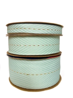 Fita sinimbu chevron verde claro - 10 metros