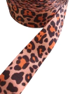 Fita gorgurão estampada onça 38mm - 2 metros