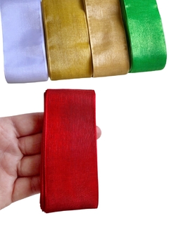 Fita organza Sanding 38mm - 5 metros