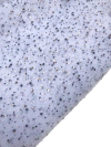 Tecido tule branco com strass (43x25cm) - 1 unidade