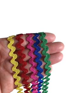 Sianinha colorida - kit com 5 metros (1 metro de cada cor)