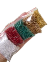 Pérola 4mm cores natal - 25 gramas