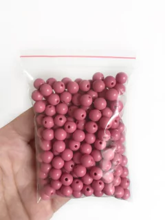 Conta leitosa 8mm - 50 gramas - Hello Apliques