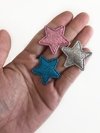 APLIQUE estrela glitter - 1 UNIDADE
