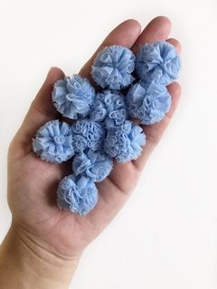 pompom de malha 2,5 cm - 10 unidades - comprar online