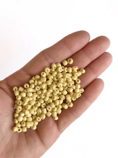 Miçanga de vidro 4mm (6/0) - 50 gramas