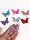 aplique borboleta holográfica - 1 unidade