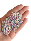 Miçanga de vidro 3,6mm (6/0) candy color - 50 gramas