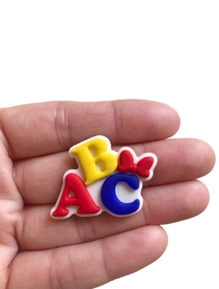 Aplique abc emborrachado - 1 unidade