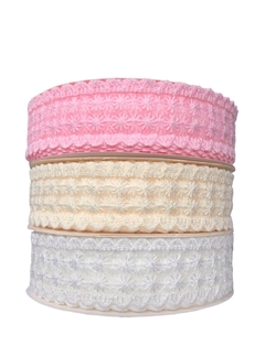 Fita renda margarida 38mm - 2 metros