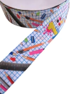Fita estampada escolar 38mm - 1 metro