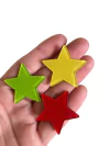 Aplique estrela Glitter - 1 unidade