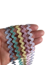 Sianinha candy - kit com 5 metros (1 metro de cada cor)