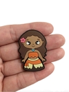 Aplique princesa moana corpinho emborrachada - 1 unidade
