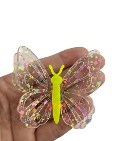 Aplique borboleta 3D acrílico grande - 1 unidade na internet