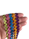Sianinha colorida - kit com 5 metros (1 metro de cada cor)