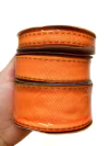 Fita sinimbu jeans laranja neon - 10 metros