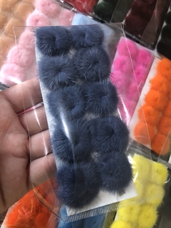 Pompom pelinho pequeno - 10 unidades (leia a descrição abaixo) - comprar online