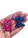 Aplique Stitch e Angel emborrachado - 1 unidade