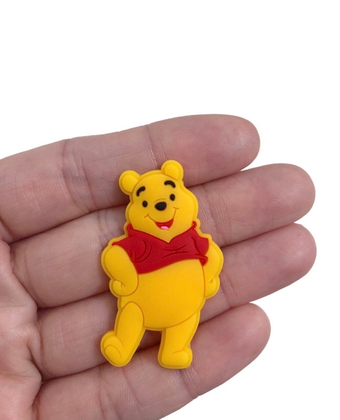 Aplique ursinho pooh emborrachado - 1 unidade