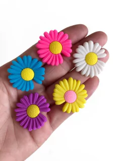 Aplique flor bem me quer - 1 unidade