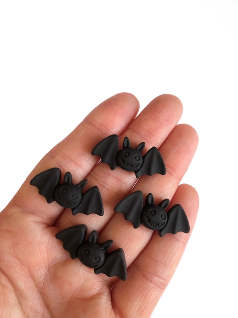 Aplique mini morcego - 4 unidades