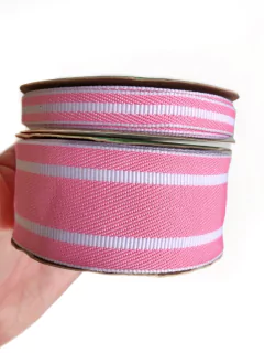 Fita sinimbu listrada rosa