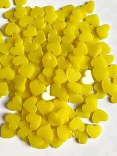 Aplique mini coração acrílico 1cm - 10 unidades - comprar online