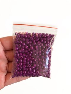 Miçanga de vidro 3,6mm (6/0) - 50 gramas