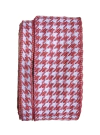 Fita pied poule rosa antigo (2 tamanhos) - 2 metros de cada