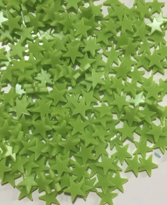 Aplique mini estrela acrílico 1cm - 10 unidades - comprar online