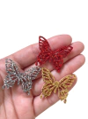 Aplique borboleta glitter - 1 unidade - comprar online