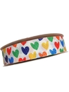 Fita yama estampada coração rabiscado 38mm - 1 metro