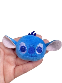 Aplique stitch pelúcia - 1 unidade