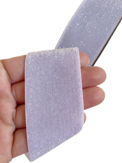Fita veludo com lurex 10mm - 3 metros na internet