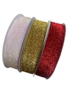 Fita lurex 10mm e 38mm - 2 metros