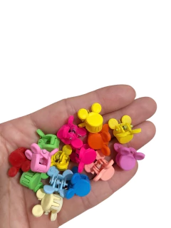 Mini presilha colorida sortida - 10 unidades - loja online