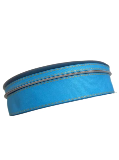 Fita pespontada yama jeans azul - 1 metro