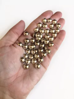 chaton prata 10mm - 50 unidades