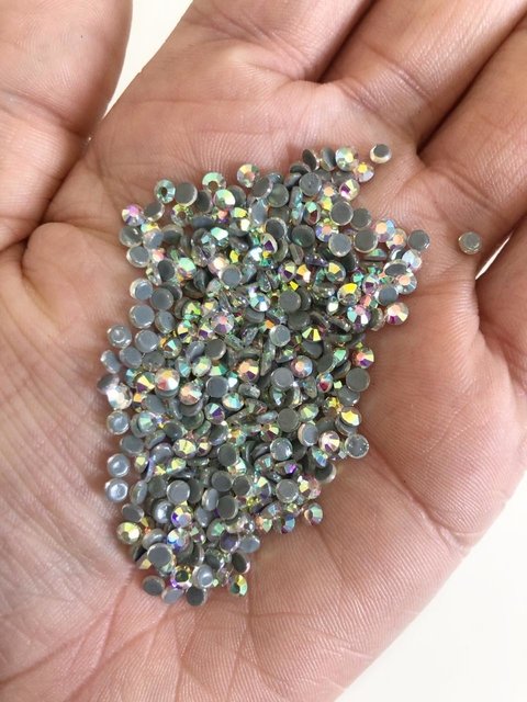 strass ss10 hot fix Furta-cor - 100 unidades