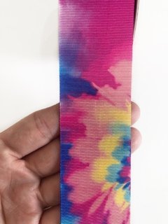fita gorgurão progresso tie-dye 38mm - 10 metros - Hello Apliques