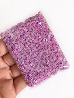 confete micro estrelinha - 15 gramas