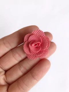 aplique flor tecido - 1 unidade na internet