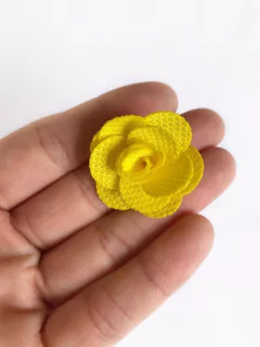 aplique flor tecido - 1 unidade na internet