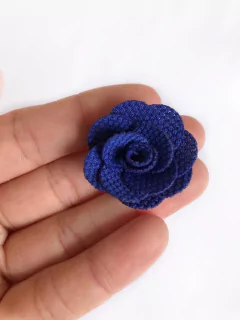 Imagem do aplique flor tecido - 1 unidade